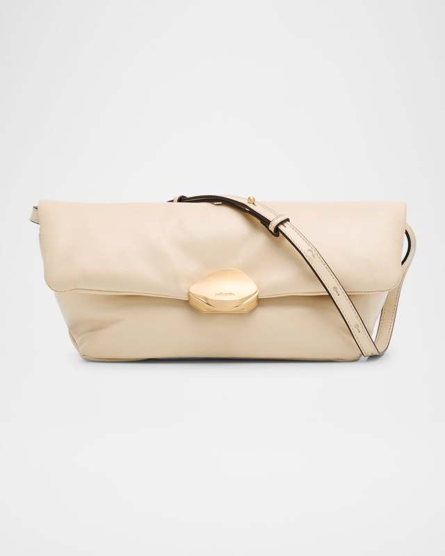 Wren Puffy Leather Shoulder Bag
